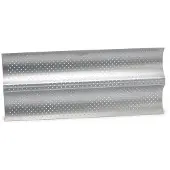 Patisse 12x Patisse Stokbroodbakje 'Zilveren bovenkant, Bakblik, Zilver