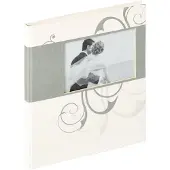 Walther design GB-134 Romance - Gastenboek - Formaat 23x25 cm - Wit