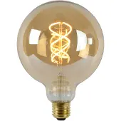 Lucide G125 - Filament lamp - Ø 12,5 cm - LED Dimbaar - E27 - 1x4,9W 2200K - Amber