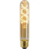 Lucide T32 - Filament lamp - Ø 3 cm - LED Dimb. - E27 - 1x4,9W 2200K - Amber