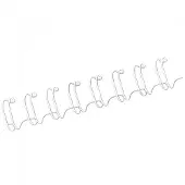 Fellowes metalen draadrug 6 mm wit (100 stuks)