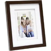 Deknudt Frames fotolijst S65KQ1 - bruin met passe-partout - foto 20x30