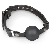Easytoys Fetish Collection - Ball Gag met Grote Siliconen Bal - BDSM - BDSM Toys - Sex Toys voor Vrouwen en Mannen - Balgag - Erotisch Spel - Zwart