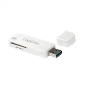 Logilink CR0034A geheugenkaartlezer USB 3.0 Wit