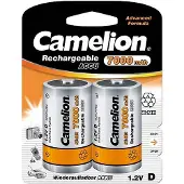 Camelion Oplaadbare D / HR20 Ni-Mh Batterijen (2 stuks, 7000 mAh)