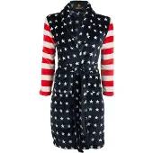Badrock Kinderbadjas USA maat L(9-10jaar)