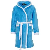 Badrock Badjas capuchon aqua maat L (9-10jaar)