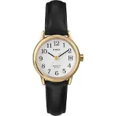 Timex Easy Reader T2H341 Horloge - Leer - Zwart - Ø 25 mm