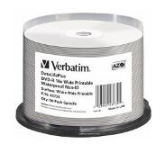 Verbatim | DVD-R | 4.7 GB | Wide | Printable | Waterproof | No | ID | 50 Stuks