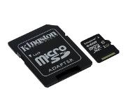 Kingston - Flashgeheugenkaart (microSDXC-naar-SD-adapter inbegrepen)