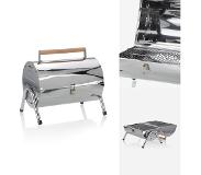 Bbq collection Houtskoolbarbecue - Cilinder - Chroom