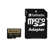 Verbatim PRO+ - Flashgeheugenkaart ( microSDXC-naar-SD-adapter inbegrepen )