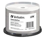 Verbatim | DVD-R | 4.7 GB | DataLifePlus | Wide Inkjet | Professional | No | ID | 50 Stuks