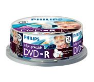 Philips 25 Pack Dvd-r 4.7 Gb 16 X Printbaar