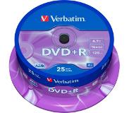 Verbatim DataLifePlus DVD+R 16X 4,7GB (25 Stuks op Spindel)
