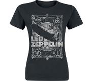 Led Zeppelin Vintage Print LZ1 Womens T-Shirt XXL