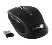 LC-Power M800BW muis RF Draadloos Optisch 2000 DPI Zwart