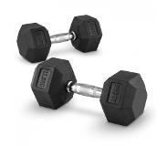 Capital Sports Hexbell Dumbbell Korte Halter Paar 22,5kg