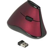 DeLOCK 12528 5 Tasten Maus WIRELESS, rot