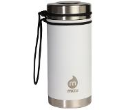 Mizu V5 Geïsoleerde Drinkfles met V-Deksel 500ml, wit 2022 BPA-vrije Bidons