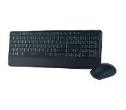 Logilink ID0161 RF Draadloos QWERTZ Duits Zwart toetsenbord