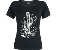 Banned Cactus Tee Girls shirt zwart