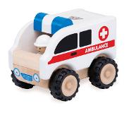 Wonder-World Wonderworld Houten speelgoedvoertuig Ambulance