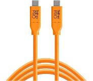 Tether Tools TetherPro USB-C naar USB-C 3m kabel Oranje