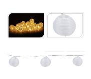PerfectLED Lampionnen slinger | 10.75 meter | PerfectLED (20 LED's, Wit)