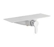 Schutte Douchemengkraan Schutte Waterway met Planchet Chroom Wit