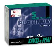 Bestmedia DVD+RW Platinum 4,7GB 5pcs Slim 4x