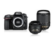 Nikon D7500 + AF-S 18-140 VR + 35mm DX Zwart