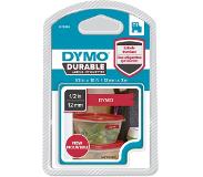 Dymo LW Duurzame D1 Label Wit-Rood (12 mm x 3 m)