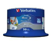 Verbatim | BD-R | Full-Printable | 25 GB | 6x Speed | in Cakebox | 50 Stuks