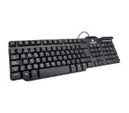 CoolBox COO-TEC02DNI toetsenbord USB QWERTY Spaans Zwart