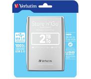 Verbatim Store n Go 2,5 2TB USB 3.0 zilver