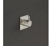 Hotbath Cobber inbouw douchemengkraan vierkant mat wit CB031QEXTWH / HBCB031