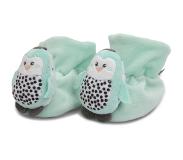Tiamo boxpantoffels pluche mintgroen 10 cm