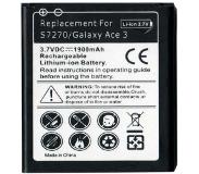 Qatrixx High Capacity Battery Batterij voor Samsung Galaxy Ace 3 S7270 1900 mAh (B100AE compatible)