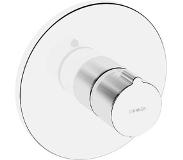 Hansa Mix afdekset centraal thermostaat rond zonder omstel chroom 88609045