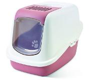 Savic Kattentoilet Nestor Earth 56 x 39 x 38.5 cm - Kattenbak - Roze&Wit