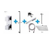 Praya One Pack inbouwthermostaatset type 14 30cm 29.4505