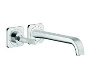 Axor Hansgrohe Axor Citterio E afdekset wastafelkraan uitloop 22cm. met rosetten Chroom
