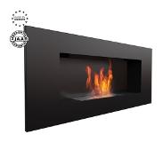 Kratki Delta (L) Bio-ethanol haard sfeerhaard (90 x 40 cm) zwart
