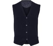 Casa Moda Gebreid vest marine, Effen