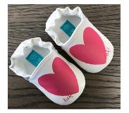 Lief! lifestyle Lief Lifestyle BabySlofjes Wit/Roze - Maat 19