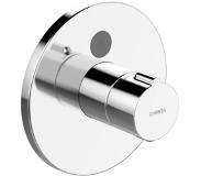 Hansa Thermostatische Douchemengkraan Hansa ELECTRA Rond, inbouw, op batterijen Chroom