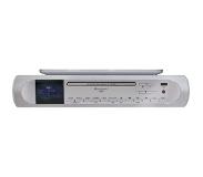Soundmaster UR2170SI Design onderbouw Music Center DAB+, USB, CD zilver