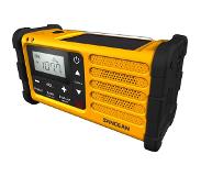 Sangean MMR-88 DAB+, dynamo radio FM/AM, DAB+, solar, geel