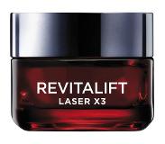 L'Oréal 1+1 Gratis: L'oréal Revitalift Laser X3 Dagcrème 50 Ml